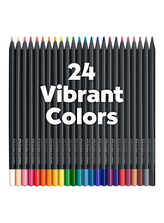 FABER-CASTELL 24-Piece Black Edition Colour Pencils - Image 2