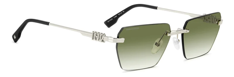 ديسكويرد2 Rectangular Geometrical Sunglasses Frames