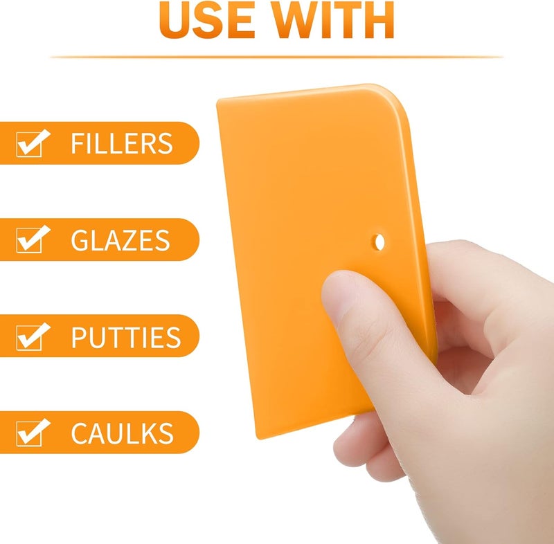 Kathfly 200 Pcs 4 Inch Body Filler Spreaders - Reusable Plastic Paint Scrapers for Automotive Use - Image 4