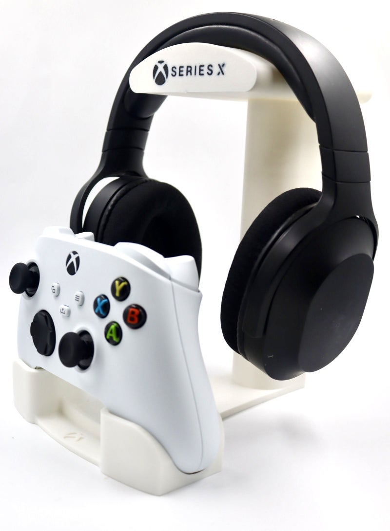 أخوة ثلاثي الأبعاد ستاند إكس ديو – حامل مزدوج لسماعة الرأس ووحدة تحكم إكس بوكس سيريس إكس - Image 2