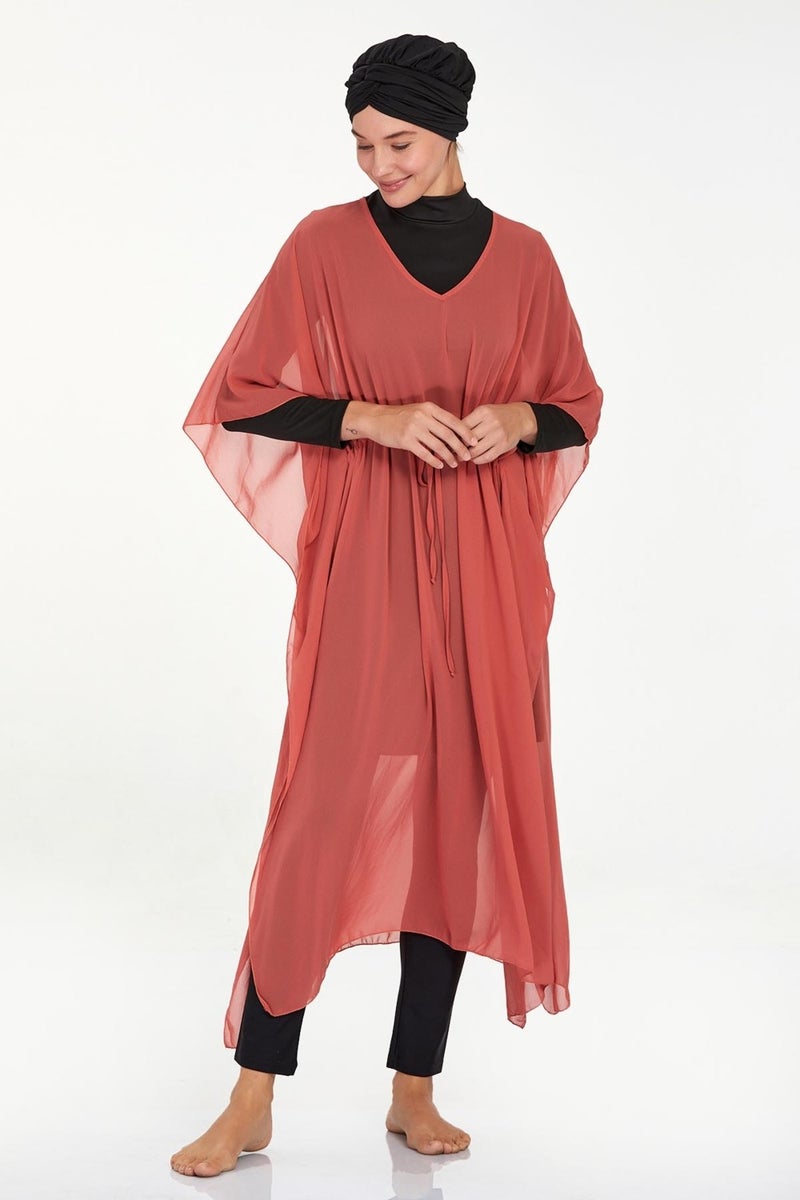 Remsa Mayo Remsa Swimsuit Swimsuit Single Pareo Kaftan Lina 6039 Cinnamon  - Image 4