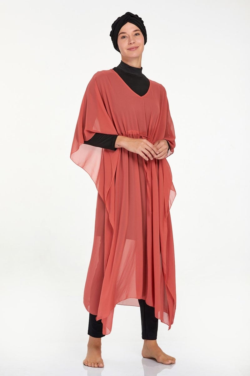 Remsa Mayo Remsa Swimsuit Swimsuit Single Pareo Kaftan Lina 6039 Cinnamon  - Image 5