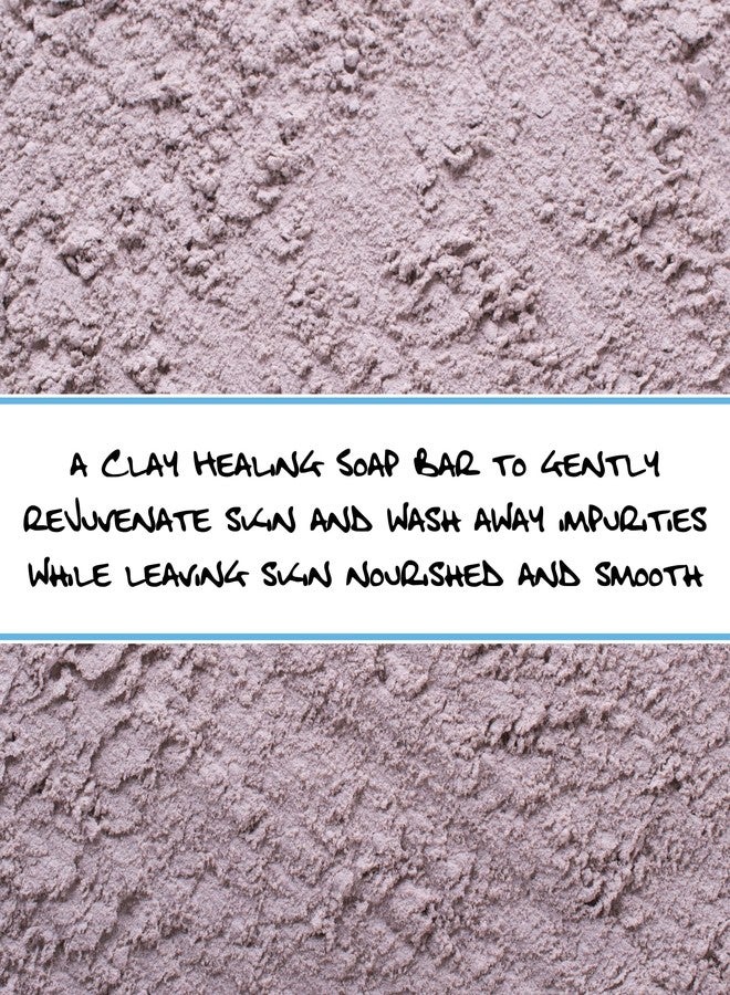 Bluebyrd Soap Co. Moroccan Rhassoul Clay Soap Bar | Removes Excess Oil, Clarifies Skin, Reduces Dry Skin | Lava Clay Bar Acne Soap | Healing Mud Soap- Deep Cleans Pores on Face & Body (Rhassoul, BAR) - Image 3