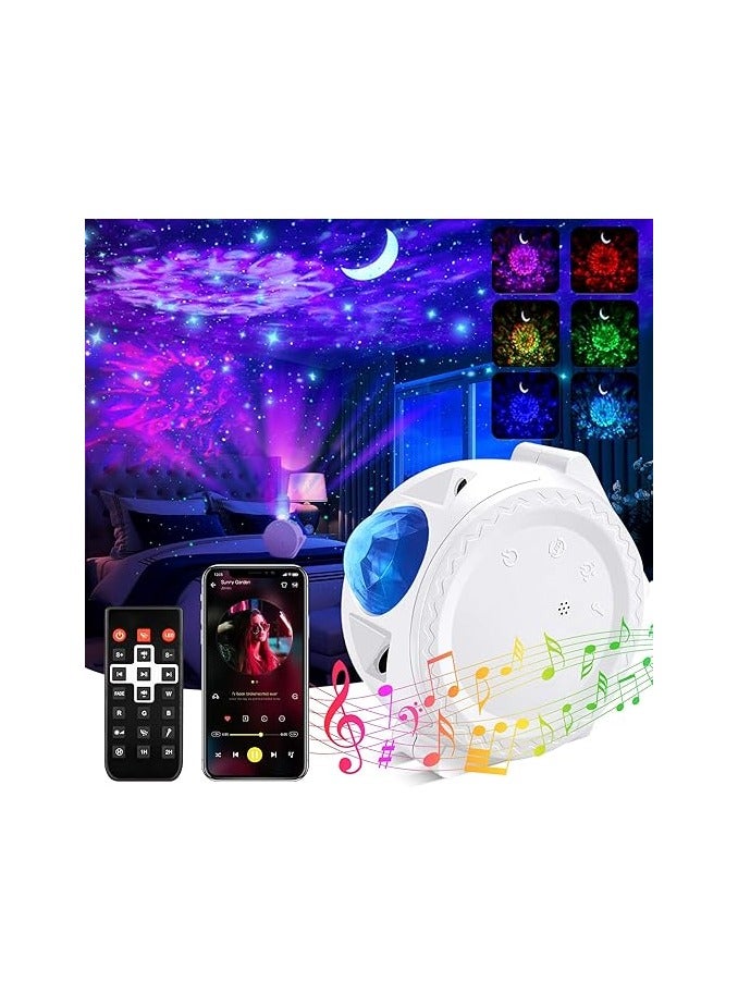 Star Projector, TRAALL 4 in 1 Galaxy Projector with Bluetooth Speaker  Timer, RemoteVoice Control, 18 Lighting Effects, Unique Sky Star Projector Night Light,  Decorations for Kids Adults - Image 1