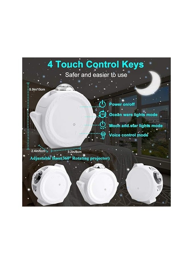 Star Projector, TRAALL 4 in 1 Galaxy Projector with Bluetooth Speaker  Timer, RemoteVoice Control, 18 Lighting Effects, Unique Sky Star Projector Night Light,  Decorations for Kids Adults - Image 3