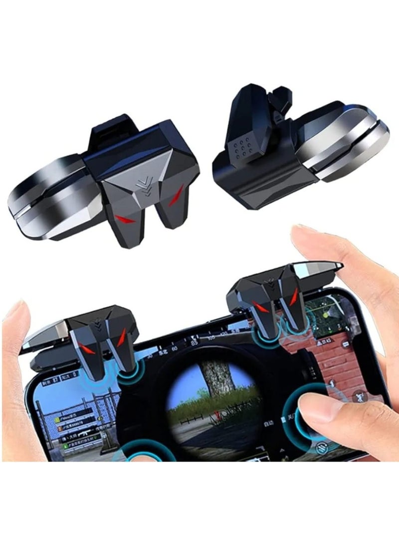 traditious PUBG Triggers L1R1 L2R2 Mobile Gaming Trigger Aim Button Handle Shooter Controller for Mobile  - Image 1