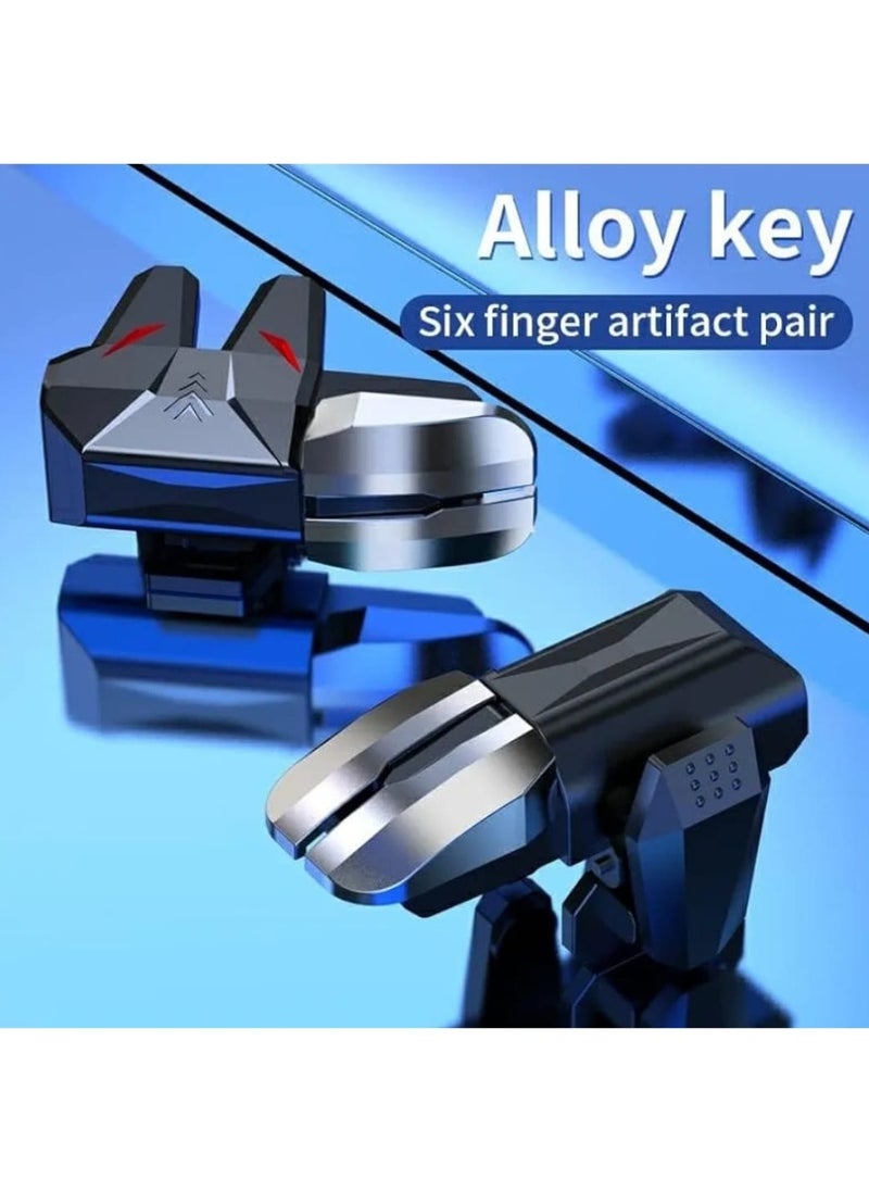traditious PUBG Triggers L1R1 L2R2 Mobile Gaming Trigger Aim Button Handle Shooter Controller for Mobile  - Image 2