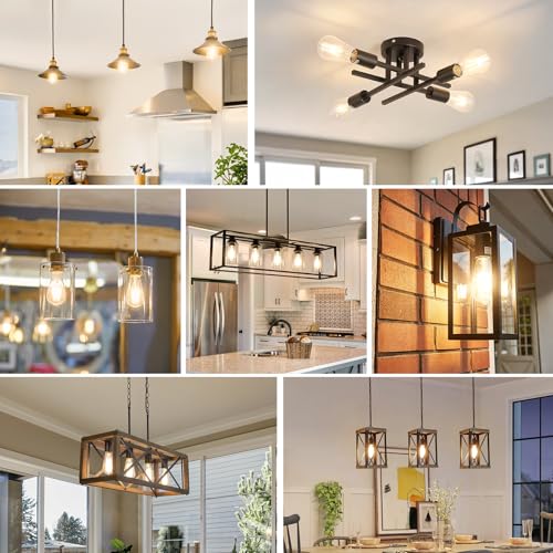 Brightever 6-Pack Dimmable LED Light Bulbs 60W Equivalent, Vintage Edison Light Bulbs, 2700K Warm White ST58 7W LED Bulb Super Bright 850LM, 90+CRI, Clear Glass Antique Decorative Filament Bulbs - Image 3