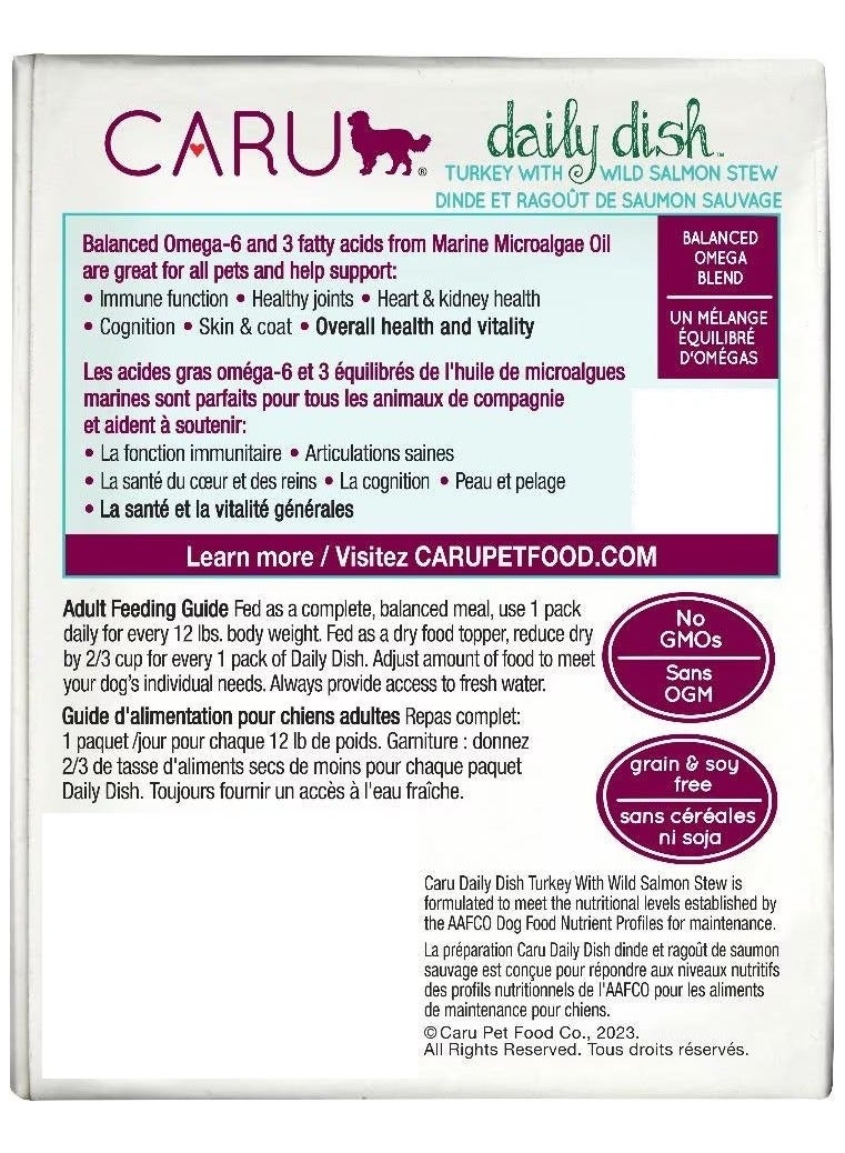 CARU Daily Dish Turkey With Wild Salmon Stew For Dog 354 G - Image 5