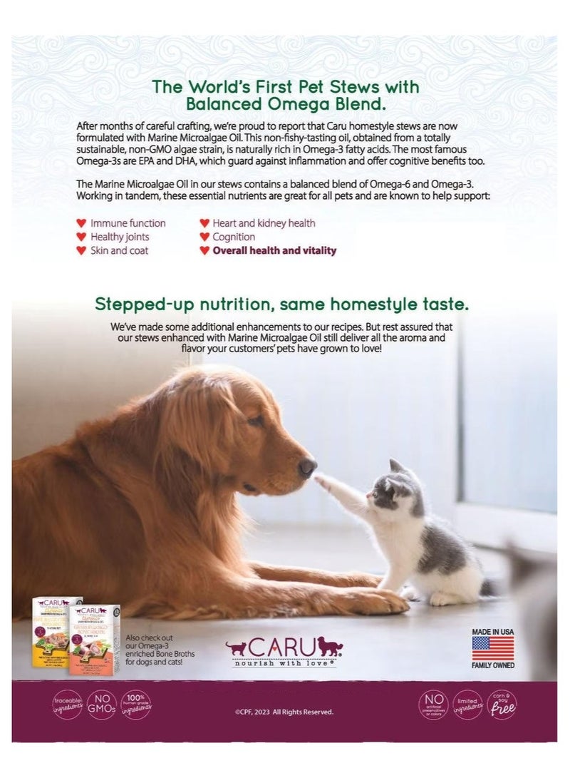 CARU Daily Dish Turkey With Wild Salmon Stew For Dog 354 G - Image 2