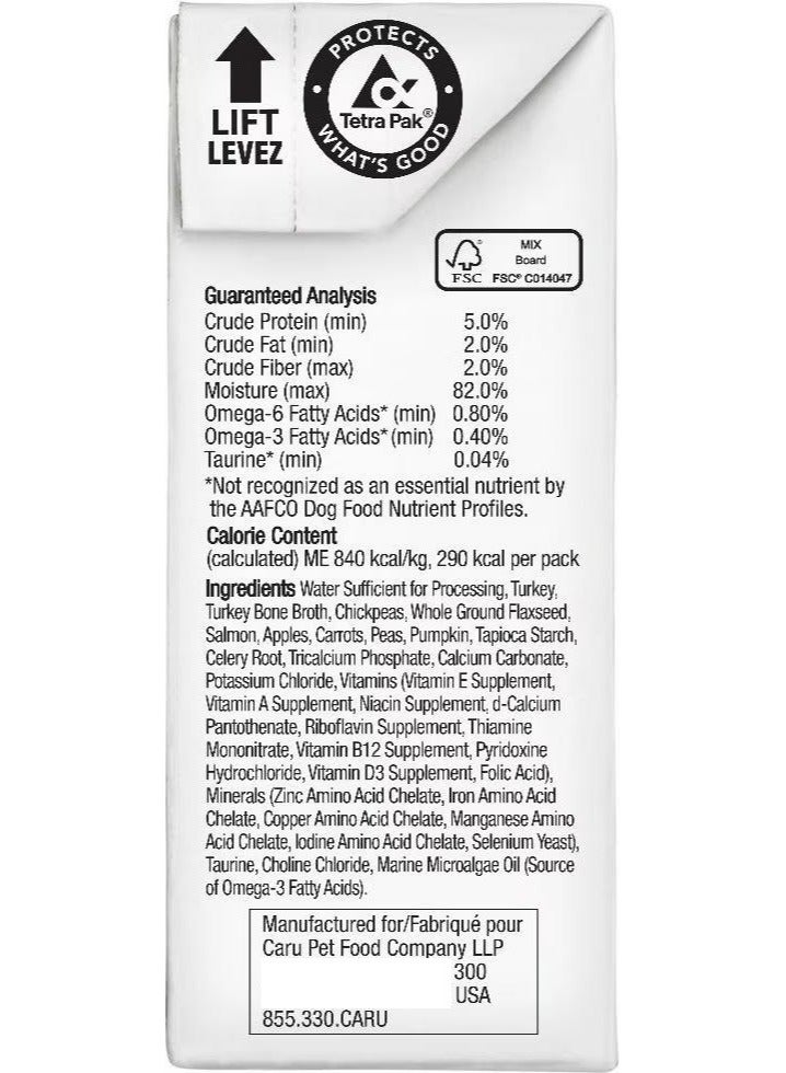 CARU Daily Dish Turkey With Wild Salmon Stew For Dog 354 G - Image 3