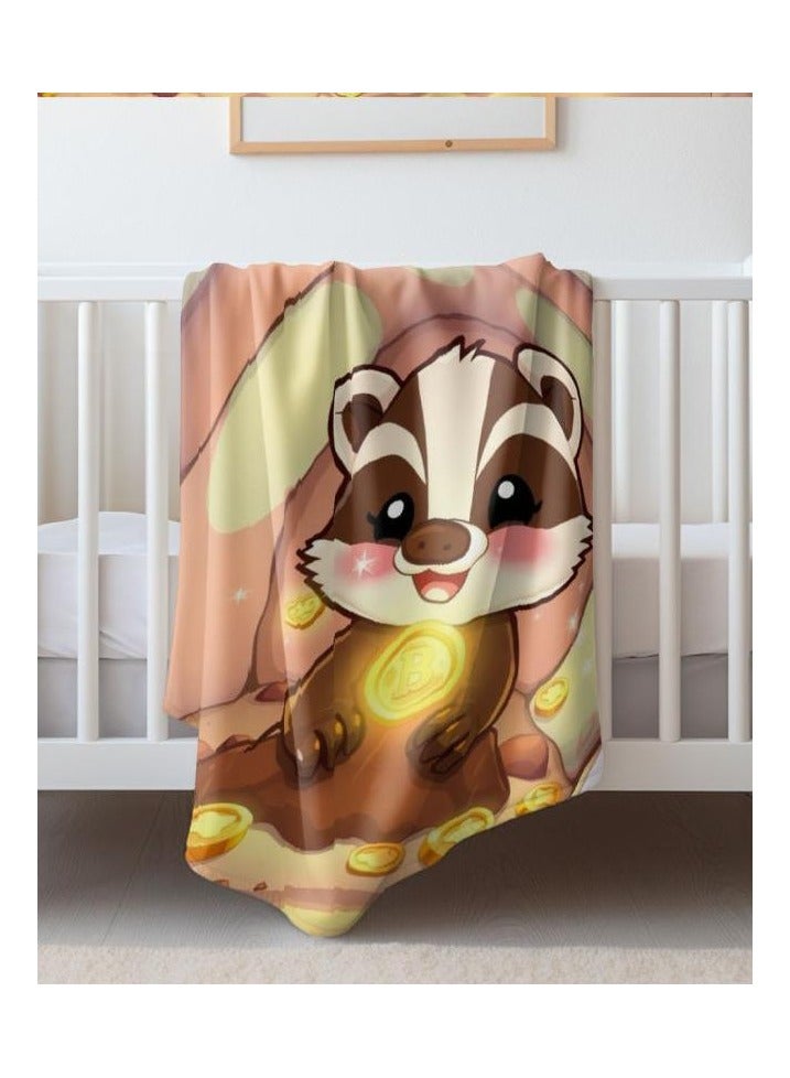 general Children's or student cartoon flannel thin blanket (warm and comfortable, suitable for sleep, games) 100cm*150cm - 1198 - Image 5