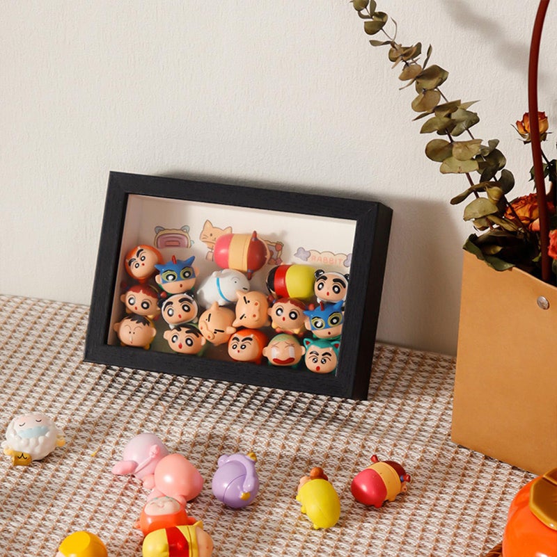 CROISSANT 2 Pack 4X6 Shadow Box Frame?Hd Glass Wooden Black Hollow Photo Frame Black Frames For Flower Pressing  Seashell Display Box  Pet Memorial Shadow Box ( 2Pcs 4X6) - Image 3
