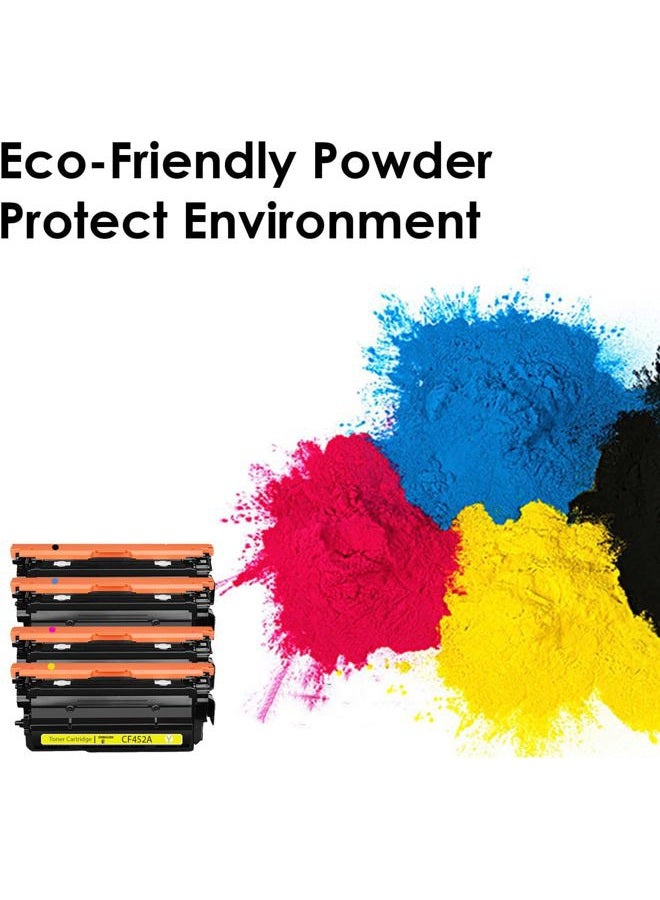 ZHINGUAN 655A CF450A CF451A CF452A CF453A Toner Cartridge for 655A Toner Cartridge Works for Enterprise M652dn M653dn M653x MFP M681dh MFP M681f Flow MFP M681f MFP M681z MFP M682z Printers - Image 3