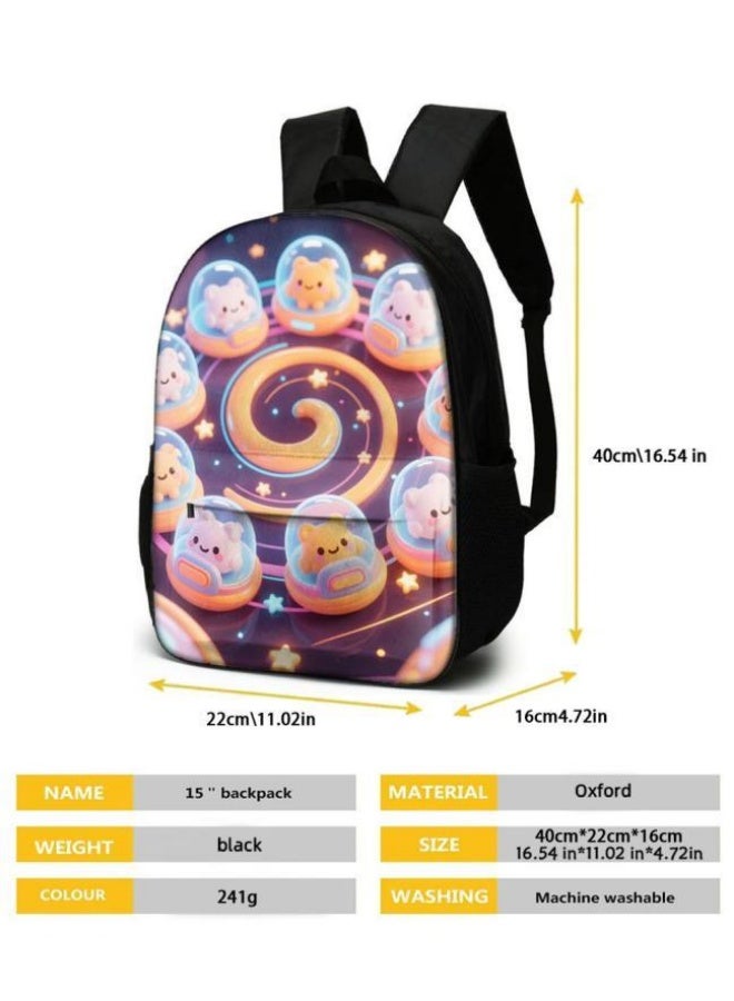 Bright Li Fire Fashion is unlimited! Cartoon bag three-piece set, suitable for a variety of scenes for students and teenagers (available for students, children, friends on outings, mountain climbing, school, etc.) - 55 - Image 5
