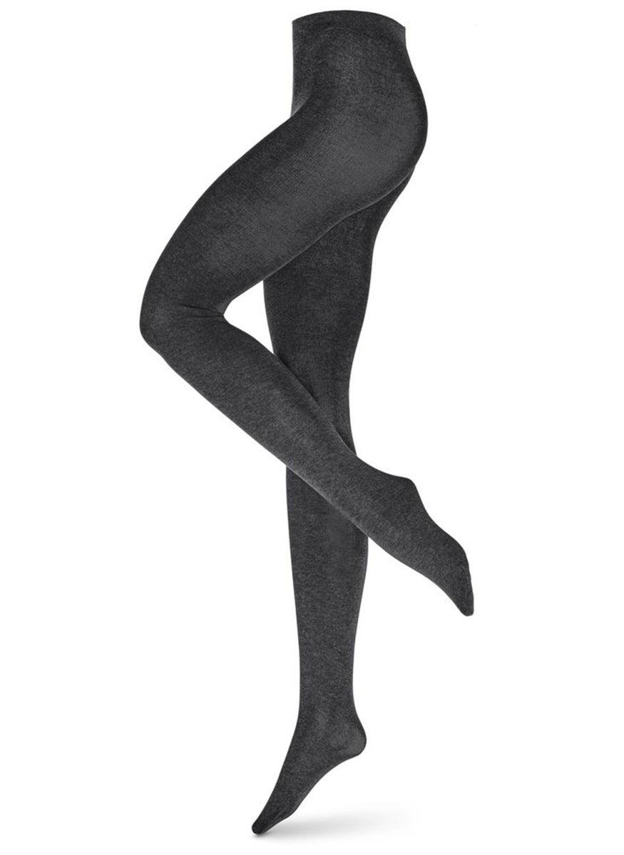 Tchibo Women 2 Pcs Knitted Tights, Black  - Image 4