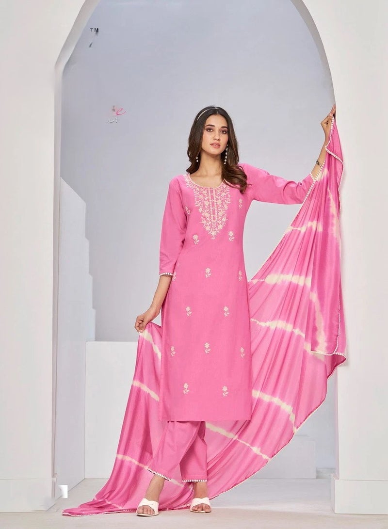 KURTI PANT WITH DUPATTA 