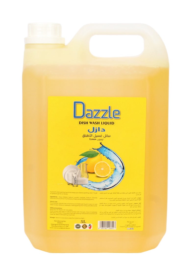 دازل سائل غسيل الأطباق بالليمون 5 لتر