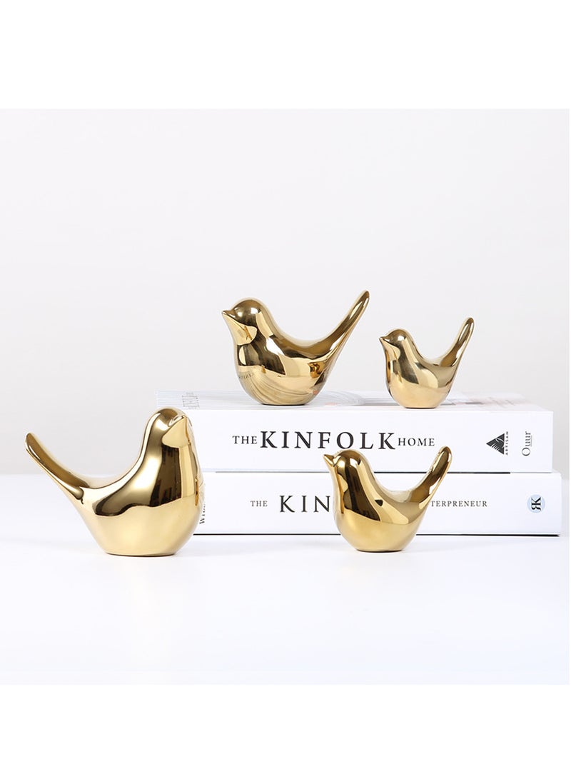 بينكو تماثيل حيوانات صغيرة، ديكور منزلي عصري، زينة ذهبية لغرفة المعيشة، غرفة النوم، سطح المكتب، الخزائن. - Image 1
