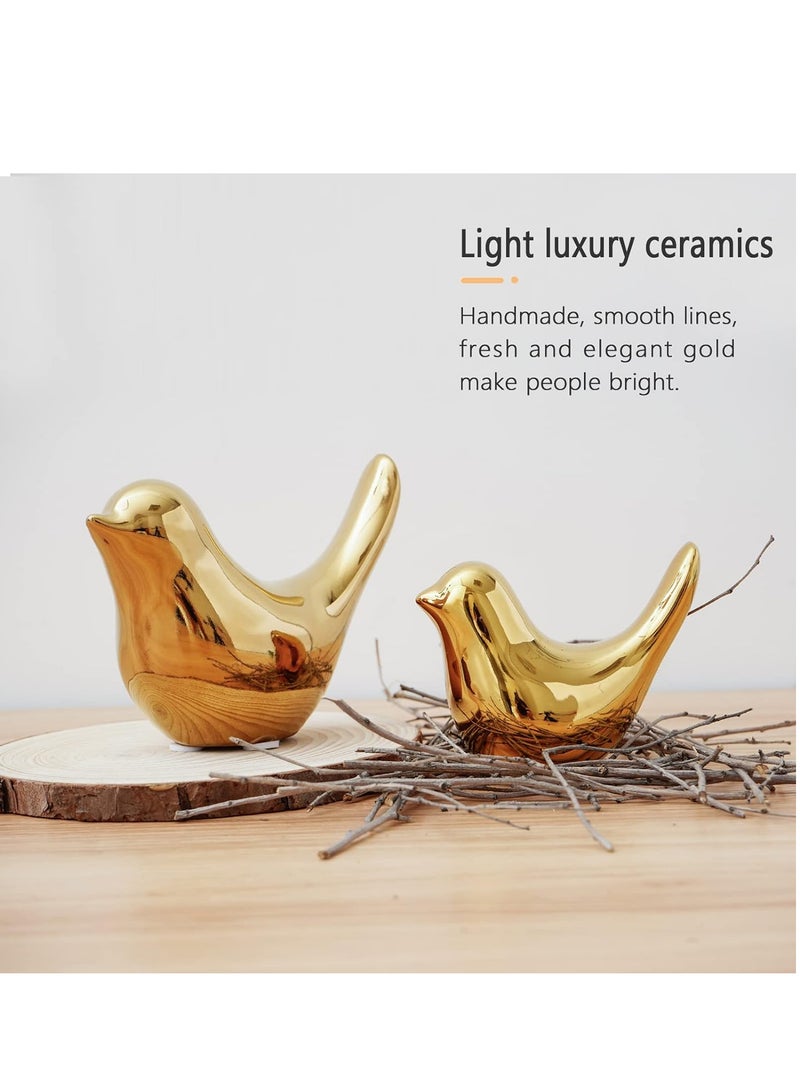 بينكو تماثيل حيوانات صغيرة، ديكور منزلي عصري، زينة ذهبية لغرفة المعيشة، غرفة النوم، سطح المكتب، الخزائن. - Image 4