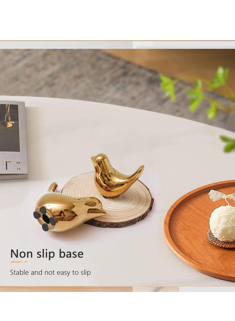 بينكو تماثيل حيوانات صغيرة، ديكور منزلي عصري، زينة ذهبية لغرفة المعيشة، غرفة النوم، سطح المكتب، الخزائن. - Image 5