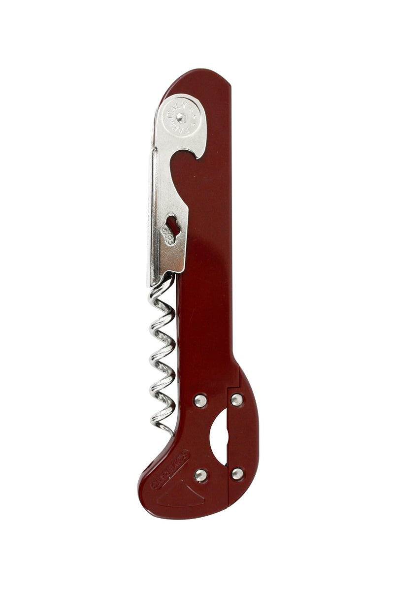 Original Franmara Boomerang Classic Waiter Style Corkcrew with Foil Cutter Burgundy