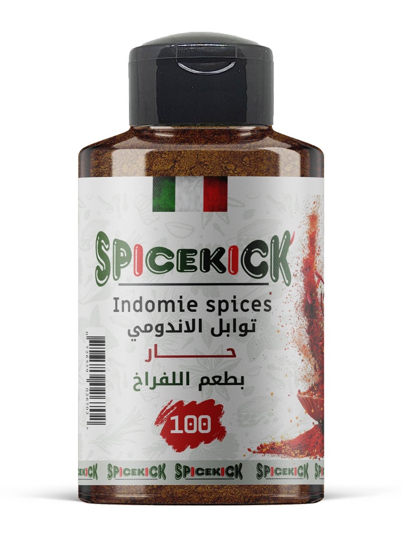 Indomie spicy chicken 100 grams of spice