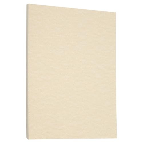 LUXPaper 8.5" x 11" Cardstock | Letter Size | Cream Parchment | 65lb. Cover (120lb. Text) | 50 Qty - Image 5