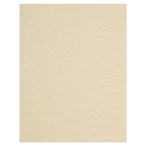 LUXPaper 8.5" x 11" Cardstock | Letter Size | Cream Parchment | 65lb. Cover (120lb. Text) | 50 Qty - Image 2
