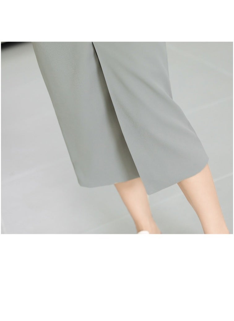 Shougu Casual Women's Suit Jacket Half Skirt Two-piece Set  - Image 3