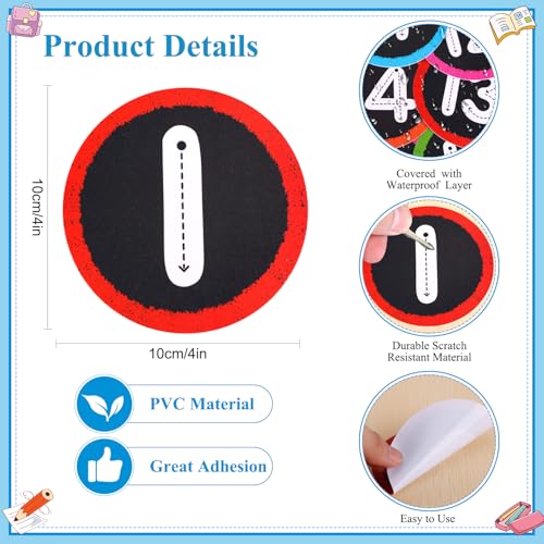 WhatSign Line up Spots for Classroom Floor - 36Pcs Floor Numbers for Classroom Lining up Number Stickers for Back to School Kindergarten Preschool Elementary Supplies - Image 3