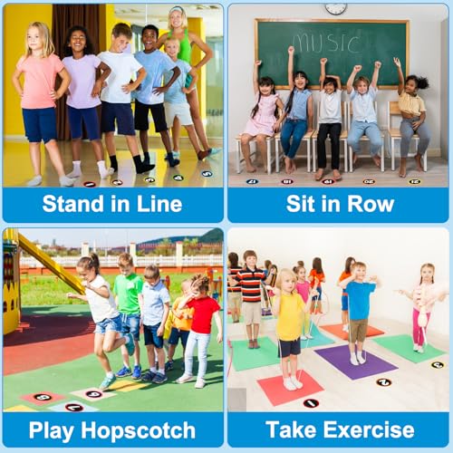 WhatSign Line up Spots for Classroom Floor - 36Pcs Floor Numbers for Classroom Lining up Number Stickers for Back to School Kindergarten Preschool Elementary Supplies - Image 4