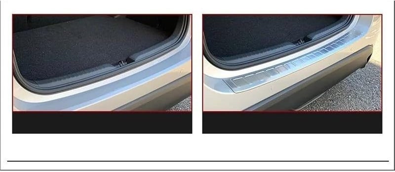 Vuzmode Chrome Rear Bumper Protector for Toyota Yaris - Image 2