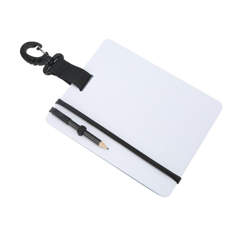 Underwater Writing Slate Diving Wordpad Gear Board Diving Writing Board with PencilLarge Size 147x183x3mm/5.8x7.2x0.1in - Image 3