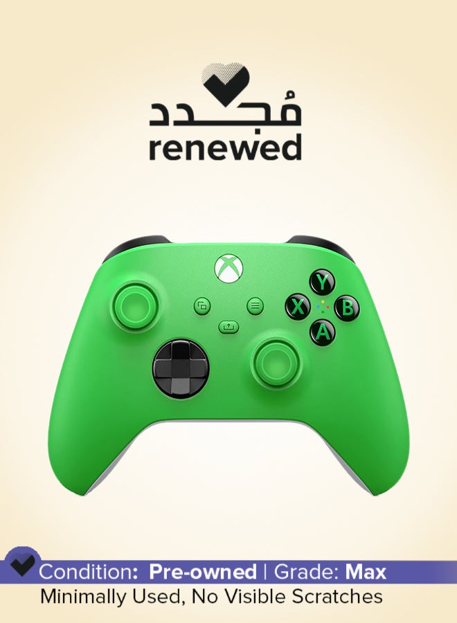 مايكروسوفت Renewed - Xbox Wireless Controller For Xbox Series X|S, Xbox One, Windows10, Android, And IOS - Velocity Green - Image 1