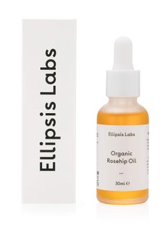 Organic Rosehip Oil by Ellipsis Labs 100 natural and organic moisturizing oil works against dry skin conditions for improved skin barrier function 30ml1floz
