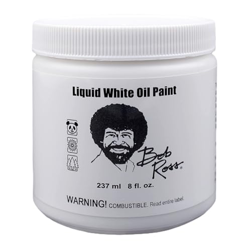 Bob Ross Liquid White Oil Paint, 237ml jar (750006207) - Image 5