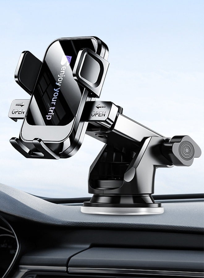 Adjustable Mobile Phone Holder for Car, Car Mobile Stand Windshield Car Cradle Suction  - Image 2