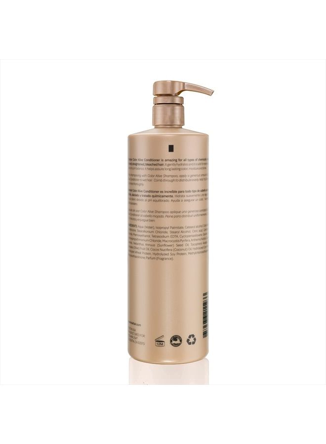 Moehair Color Alive Hydrating Conditioner 33.8 Fl Oz | Conditioner For Color Treated Hair With Protein Blend | Color Safe Conditioner For Soft, Frizz-Free Hair | Restores Moisture And Fights The Dryne - Image 2
