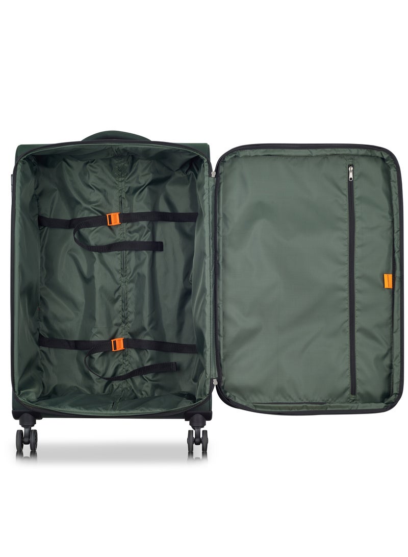 DELSEY Securitech Vanguard By Delsey Expendable Double wheel trolley 82cm Green Large - Image 5