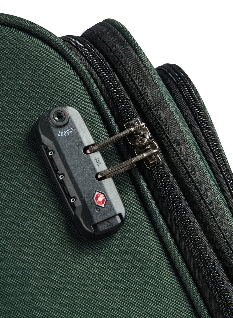 DELSEY Securitech Vanguard By Delsey Expendable Double wheel trolley 82cm Green Large - Image 4