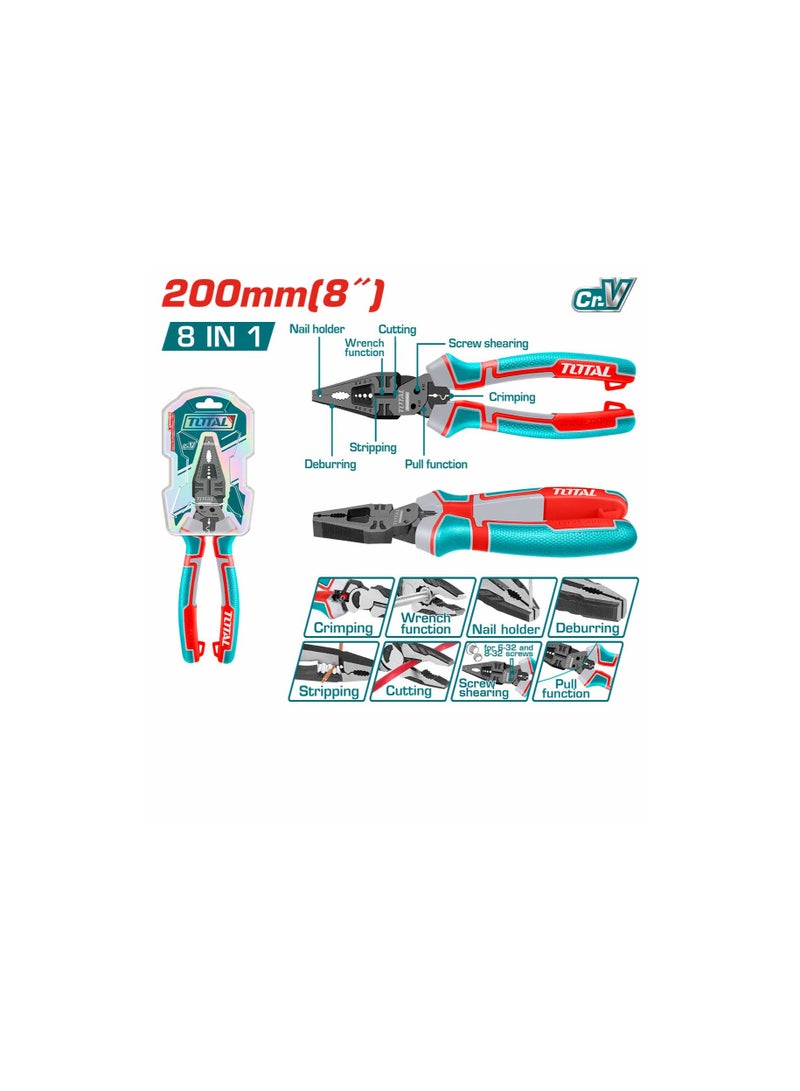 TOTAL 8 in 1 multi-function combination pliers - Image 2