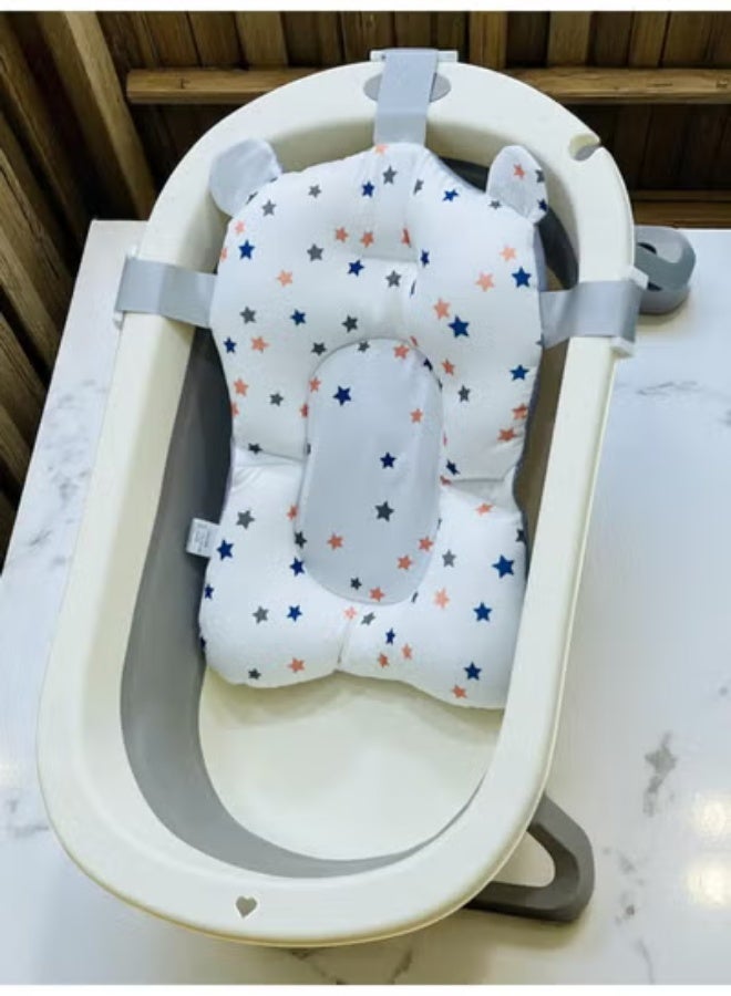 Foldable Baby Bathtub with Bath Cushion - Product Code FKT064 - Image 1