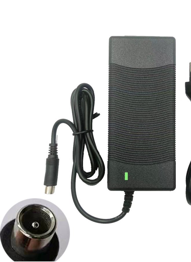 ماركة غير محددة 42V 2A شاحن سكوتر كهربائي - استبدال عالمي لـ Xiaomi M365 ، ES1 ، ES2 ، ES4 وأكثر من ذلك - رقاقة IC الذكية ، حماية التحميل الزائد / التسخين الزائد ، مؤشر LED - أسود  - Image 5