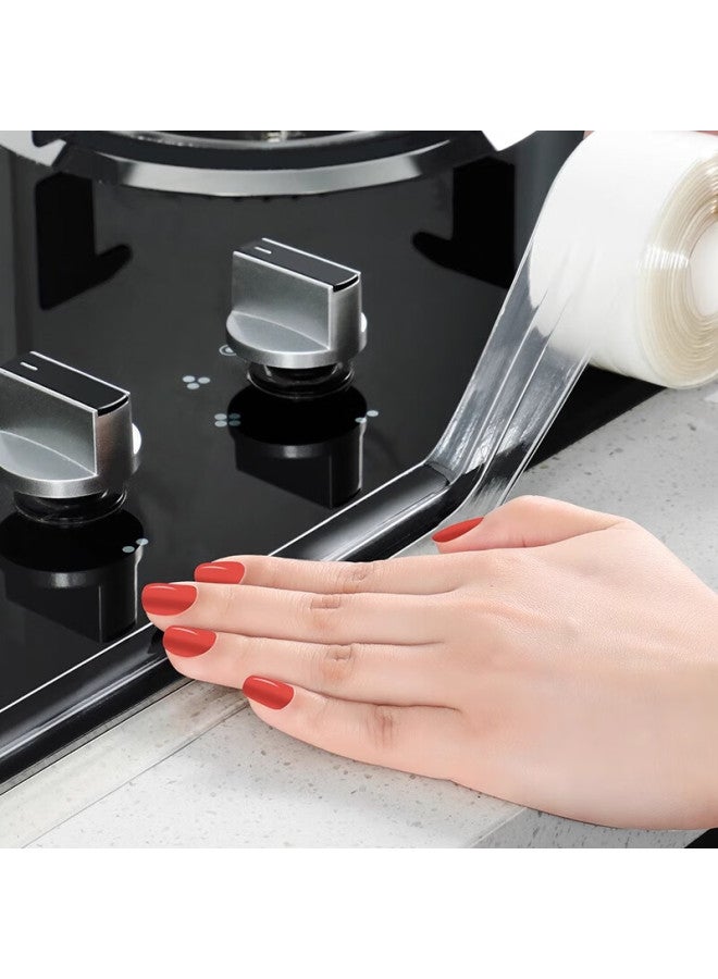 Jiadou Kitchen Oil-proof Sticker Stove Film Waterproof Edge-sealing Transparent Self-adhesive Countertop Protective Film For Gas Stove