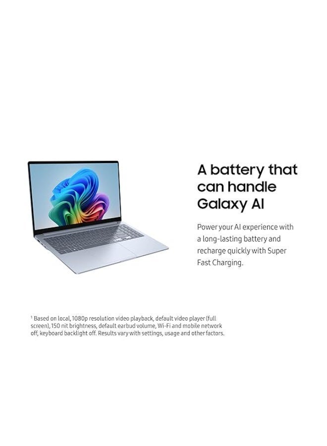 Samsung Galaxy Book4 Edge 15.6" Laptop Snapdragon X X1-26-100 16GB RAM 512GB eUFS Storage FHD Display Qualcomm Adreno Graphics Copilot+ PC Windows 11 Home Sapphire Blue International English Sapphire Blue - Image 4