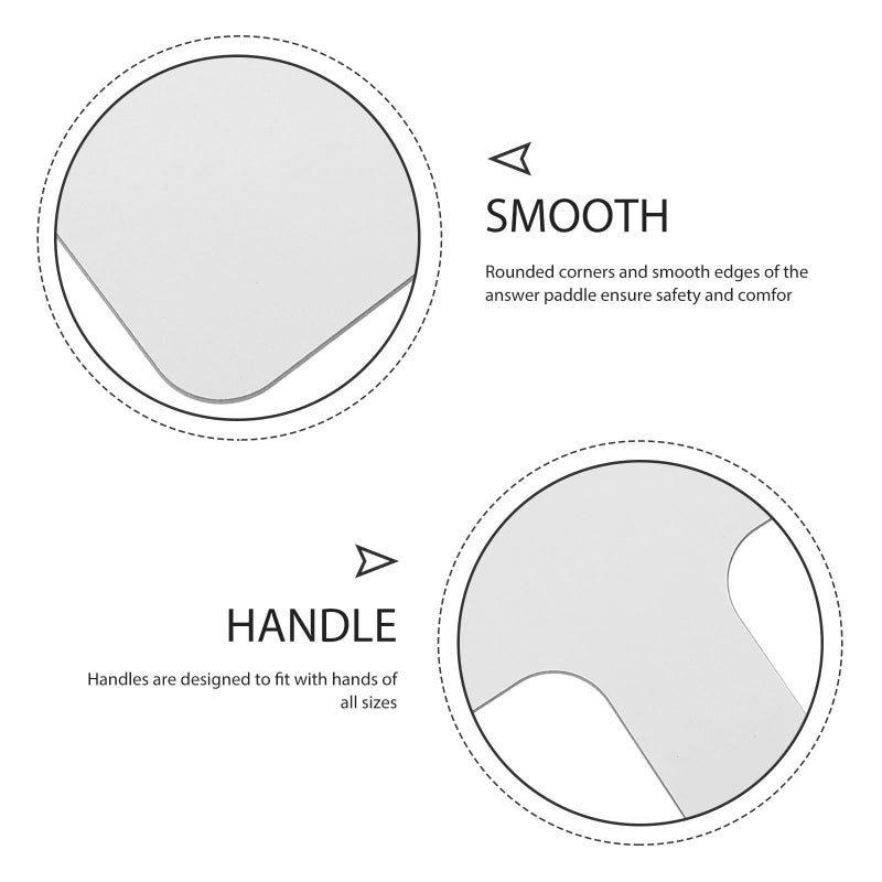ألواح بيضاء قابلة للمسح الجاف من الجانبين، حزمة مزدوجة، مستطيلة صغيرة للطلاب والمعلمين في الفصول الدراسية - Image 4