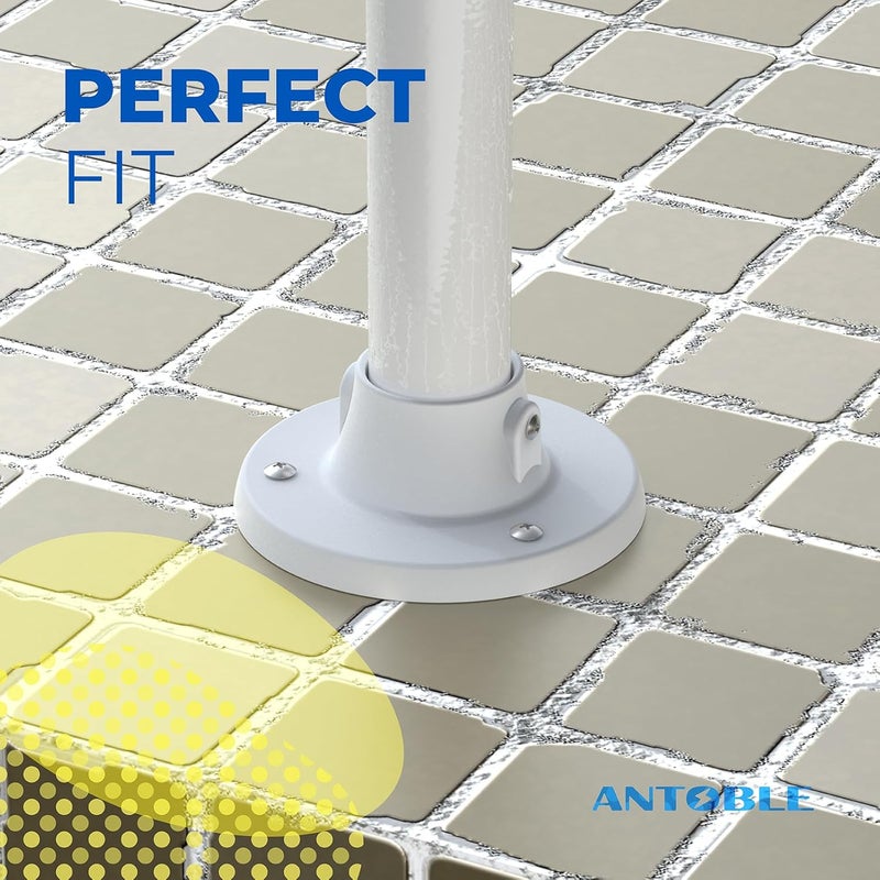 ANTOBLE Pool Ladder Deck Flange to Mount for Lumi O Above Ground Swimming Pool Ladder 99.0003, 2 in Deck Flange Swimming Pool Ladder Replacement Part Assembly Accessory, 1 Pack - Image 5