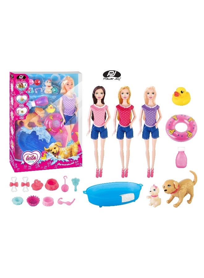 Power Joy ليلى دمية الاستحمام للكلب - assorted 1pc - Image 1