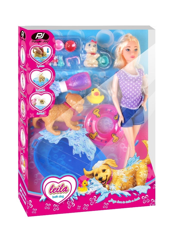Power Joy ليلى دمية الاستحمام للكلب - assorted 1pc - Image 3